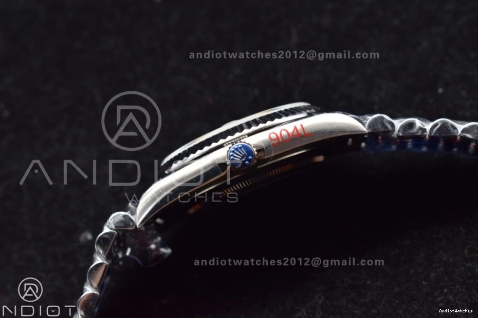 Stretchable Bracelet Dial DayDate V Grey Markers 40 904L Stick Steel On A2836 GMF 704 President Weighted Tungsten 0420